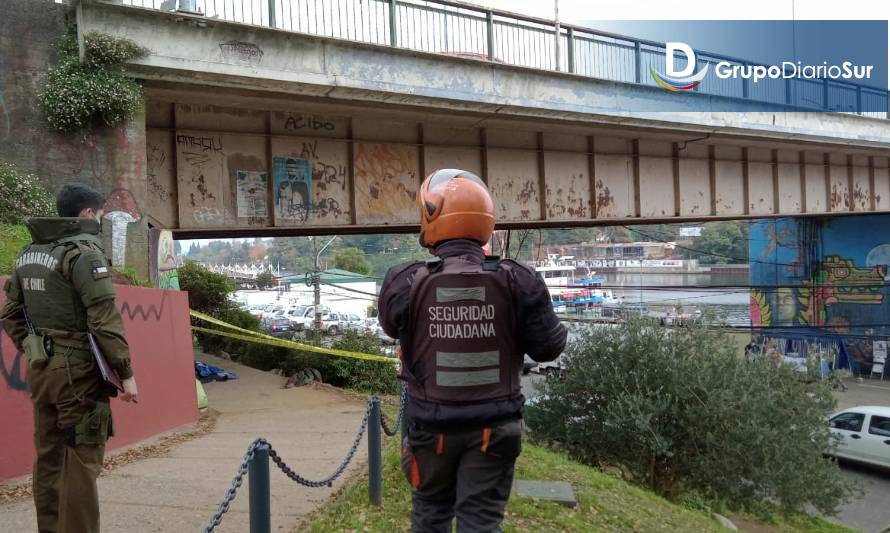 Identifican cuerpo encontrado bajo puente Pedro de Valdivia 