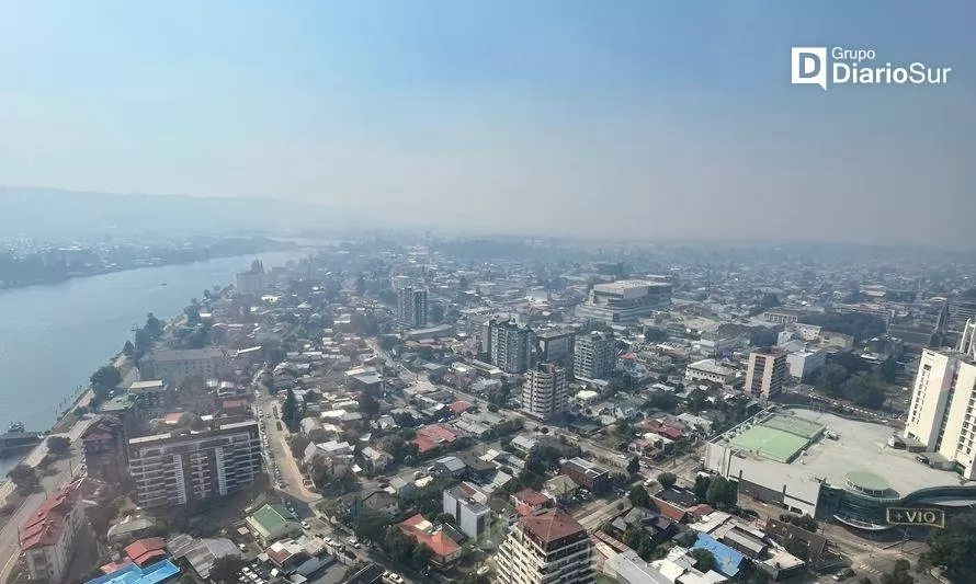 Entregan recomendaciones por nube de humo que cubre Valdivia