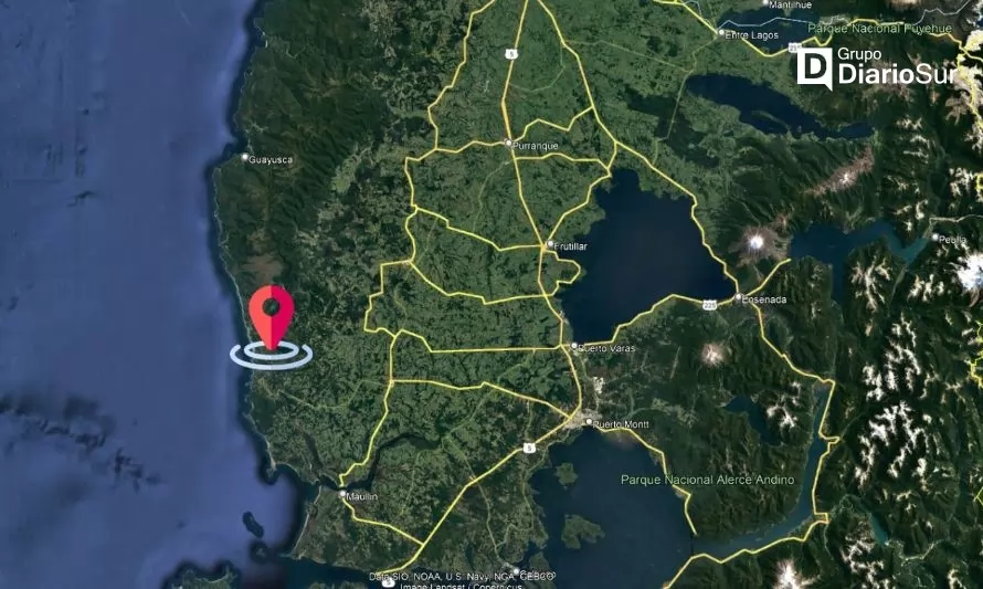 Se registra sismo 4.7 con epicentro en Fresia