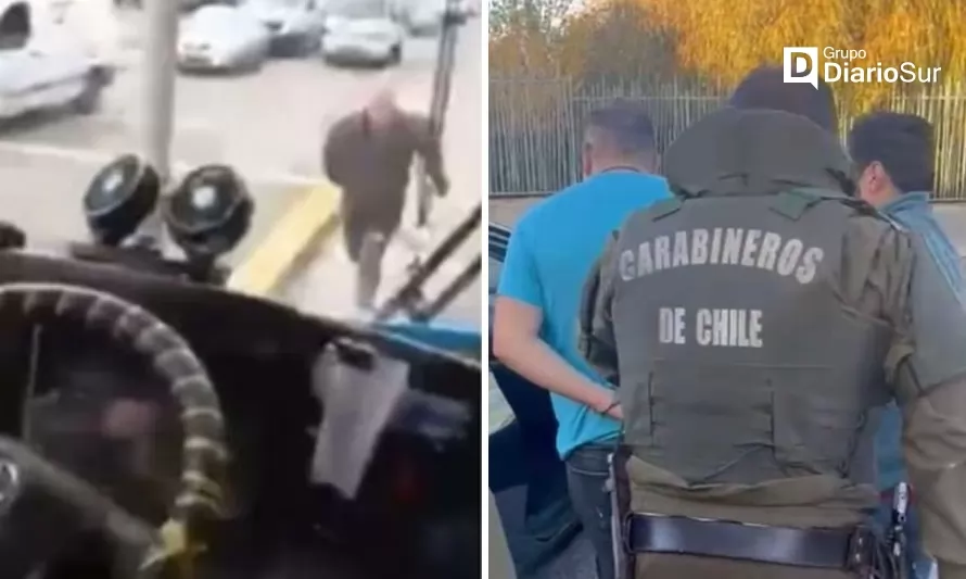 Carabineros detuvo a chofer que protagonizó pelea en Valdivia