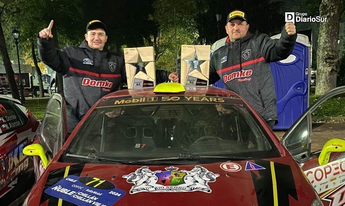 Los Domke ganan primera fecha del Rally Móbil en categoría R2