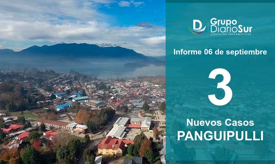 Preocupantes cifras de Panguipulli: 3 nuevos casos y 35 activos en 11 días