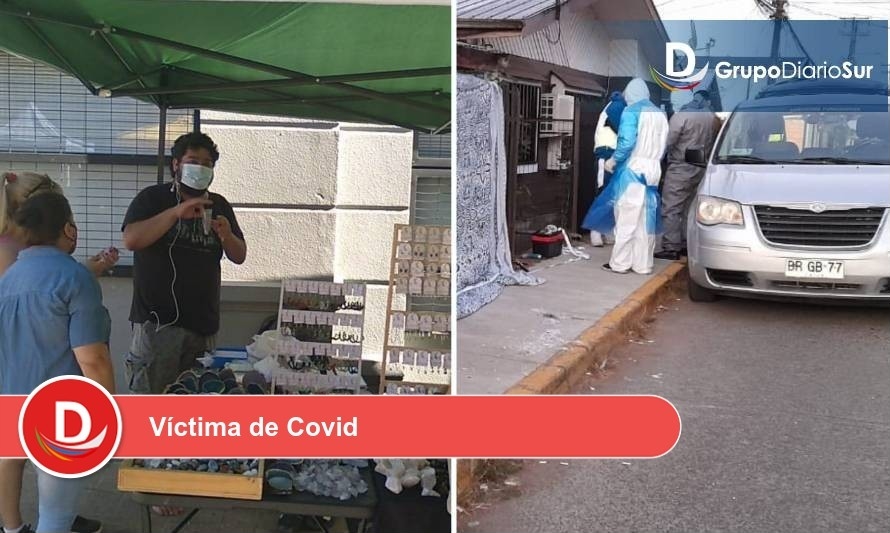 Valdivia: Artesano murió de covid-19 esperando ser trasladado a residencia o al hospital